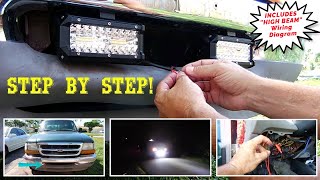 How To Wire Up amp Install LED Light Bars [upl. by Ellenad]