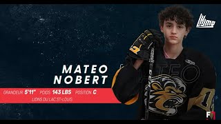 Espoirs LHJMQ Fenplast  Mateo Nobert [upl. by Ilzel239]