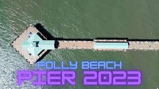 New Folly Beach Pier 2023 Folly Beach SC [upl. by Eicnarf469]