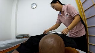 Chinese Lady CURES Body Pain with This ROUGH Massage 🇨🇳 [upl. by Eustache]