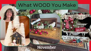 Small Wood DIYs are easy and beautiful for christmas homedecor farmhousefrugally [upl. by Acinomahs]