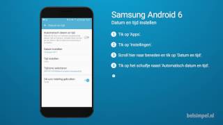 Tips amp Tricks  Samsung smartphone Datum en tijd instellen Android 6 [upl. by Cordey]