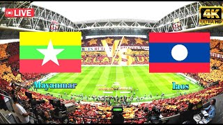 🔴LIVE  Myanmar vs Laos  ASEAN Championship  live Stream [upl. by Gerek944]