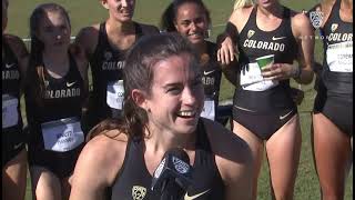 Abby Nichols Madie Boreman recap Colorados victory at 2021 Pac12 Cross Country Championships [upl. by Lear]