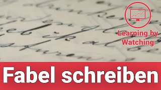 Fabel schreiben  Tipps [upl. by Damita65]