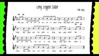 Long Legged Sailor  Recorder [upl. by Eahsed]