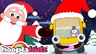 Christmas Special  Wheels On The Bus  HooplaKidz Nursery Rhymes [upl. by Arnulfo]