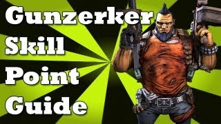 Borderlands 2 Gunzerker Skill Point Guide Salvador HD [upl. by Lletnuahs]