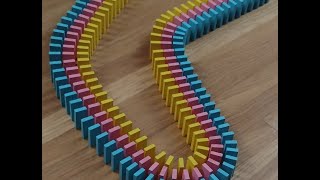 Small Colorful Domino Setup [upl. by Hoffman]