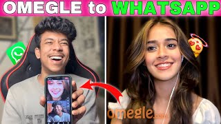 OMEGLE TO WHATSAPP 😍  RAMESH MAITY [upl. by Naimaj]