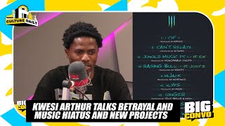 Kwesi Arthur Talks Betrayal Music Hiatus New Project etc [upl. by Salomo]