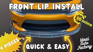 Front Lip Spoiler Install  20152021 WRX STI  How to tutorial 2016 2017 2018 2019 [upl. by Callida]