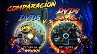 PS2 Comparación entre un DVD5 con un DVD9 DVDR DL ¿Se leen diferente ps2 nostalgia tiktok [upl. by Ymassej]