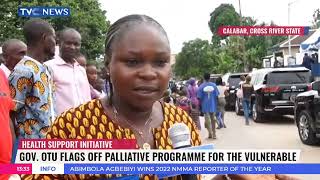 Governor Otu Flags Off Palliative Programme For The Vulnerable [upl. by Asinla]