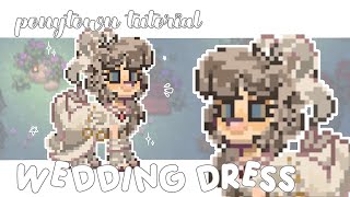 ✨ PONYTOWN ✨ 🌼 Wedding Dress Tutorial 🌼  by szha [upl. by Amora]