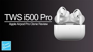 TWS i500 Pro  Apple AirPod Pro Clones Review [upl. by Elleraj]