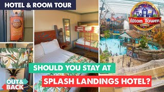 Should You Stay At Splash Landings Hotel Alton Towers Cheapest Official Hotel [upl. by Ahsienek]