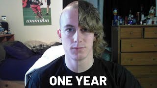 Picture A Day  Hair Growing 1 Year  TimeLapse [upl. by Debee]