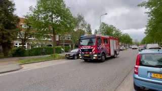 Rijopleiding Brandweer TS 027467 met spoed door Leeuwarden [upl. by Burner]