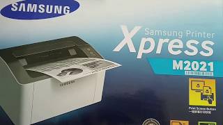 Samsung M2021 Xpress UnboxingampInstallation [upl. by Rozelle]