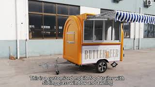 food trailer YF1 23 WITH AWNING [upl. by Akiemahs]