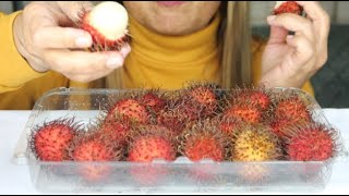 EATING RAMBUTAN ASMR  AIKO ASMR [upl. by Ford]