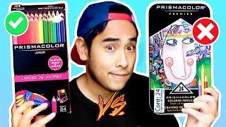 PRISMACOLOR JUNIOR vs PRISMACOLOR PREMIER Comparativa Lapices BARATOS VS CAROS [upl. by Tuttle]