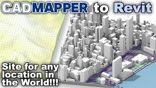 Topography for any Site with CADmapper  Revit Tutorial [upl. by Tilda473]