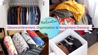 DÉSENCOMBRE ORGANISE ET RANGE AVEC MOI MON DRESSINGARMOIRE⎜Ménage Motivation [upl. by Kristopher]