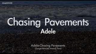 AdeleChasing Pavements Melody Karaoke Version [upl. by Octave]