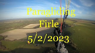 Paragliding Firle 5223 on my Gin Sprint 3 [upl. by Lipsey375]