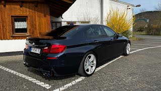 BMW F10 535i w Duplex Exhaust  Downpipe [upl. by Oloapnaig]