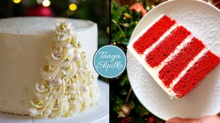 Шикарный Праздничный Торт «Красный Бархат»  Подробный Рецепт  Red Velvet Cake [upl. by Marika]