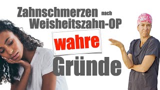 WeisheitszahnOP WARUM tuen alle Zähne WEH [upl. by Bradly]