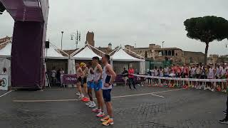 Europei di Atletica Roma 2024 Presentazione Mezza maratona uomini e partenza della gara [upl. by Anafetse450]