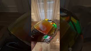 AGV Helmet visor motovlog motorcycle moto sportbike [upl. by Anirdnajela142]