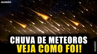 TEMPESTADE DE METEOROS  VEJA COMO FOI [upl. by Nilahs244]