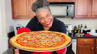 I don’t buy Pizza Crust anymore Quick Recipe Pizza done in 20 minutes No yeast no rise time [upl. by Aicilef]