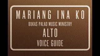 Mariang Ina Ko  ALTO  Bukas Palad Music Ministry [upl. by Naloc]