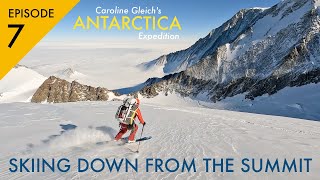 Skiing Mt Vinson  The Highest Mountain in Antarctica  with Caroline Gleich  EPISODE 7 [upl. by Nosreffej297]