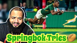 AMERICAN REACTS TO Top 20 Springbok Tries In The Last 5 Years That Shocked The World  REACTION [upl. by Laddy968]