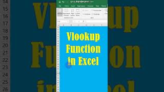 how to use vlookup in excel [upl. by Annavahs929]