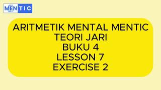 TEORI JARI  BUKU 4  LESSON 7  EXERCISE 2 [upl. by Roley613]