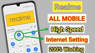 Realme High Speed Internet Settings 2024  How To Increase Internet Speed In Any Realme Mobile 2024 [upl. by Zilber]