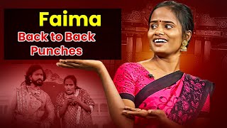 Faima Back to Back Punches  Extra Jabardasth  ETV Telugu [upl. by Lilah646]