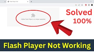 How To Fix Flash Player Not Working In Windows 10  Install Flash Player On Windows 10  Easiest Way [upl. by Ynahteb]