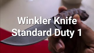 Winkler Knife Standard Duty 1  EDC Fixed Blade [upl. by Kcoj]