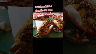 Giant Triple Chili Dog 🌭🌭 Challenge near Los Angeles foodies challenge losangeles asmr spicy [upl. by Andreas]