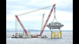 Rampion legacy  Building an offshore substation [upl. by Nimrac]