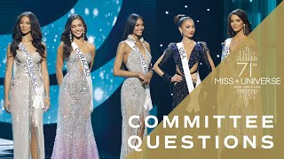 71st MISS UNIVESE  Top 5 QUESTIONS  Miss Universe [upl. by Welcher]